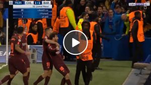 اهداف مباراة برشلونة وتشيلسي دورى ابطال اوروبا 1-1