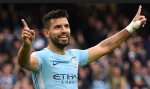 اجويرو يقود مانشستر سيتي بسحق ليستر سيتي بخماسيه بتسجيله سوبر هاتريك وتساويه مع محمد صلاح