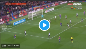 هدف برشلونة في مرمى فالنسيا 1-0 سواريز