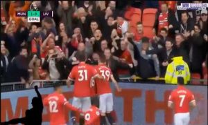 اهداف وملخص مباراة مانشستر يونايتد وليفربول 2-1 . الدورى الانجليزي