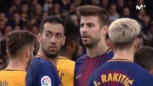 شاهد ماذا فعل بوسكيتس قبل هدف ميسي في اتليتكو مدريد