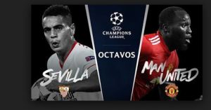 مباراة مانشستر يونايتد واشبليه دورى ابطال اوروبا
