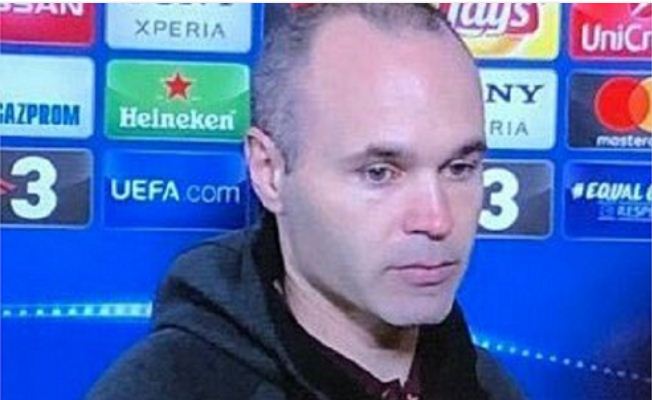 انيستا برشلونة iniesta 11-4-2018