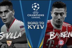 بايرن ميونخ واشبلية دورى ابطال اوروبا