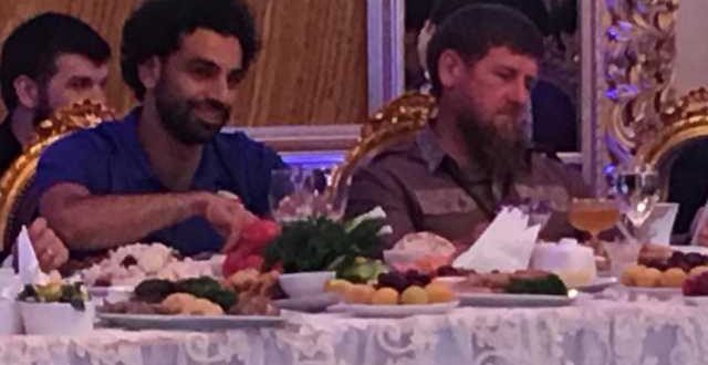 محمد صلاح ورئيس الشيشان
