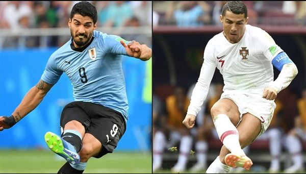 ملخص مباراة اوروغواي والبرتغال دور ال16 كاس العالم 2018،اهداف مباراة اوروغواي والبرتغال دور ال16 كاس العالم 2018