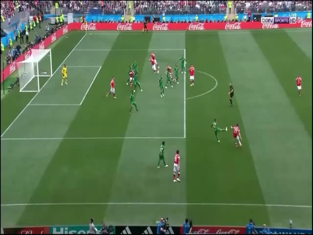اهداف مباراة روسيا والسعودية 2-0 كاس العالم 2018