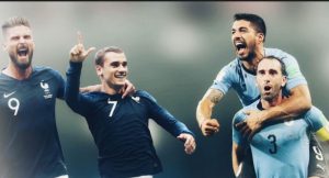 اهداف مباراة فرنسا واوروجواي في كاس العالم 2018