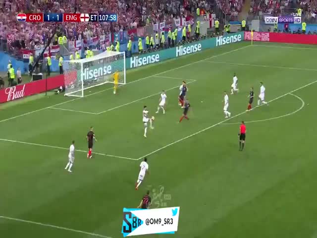 هدف كرواتيا الثاني في مرمى انجلترا 2-1 كاس العالم 2018