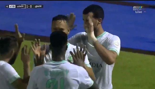 اهداف مباراة الاهلي والاتفاق الدوري السعودي 2-1