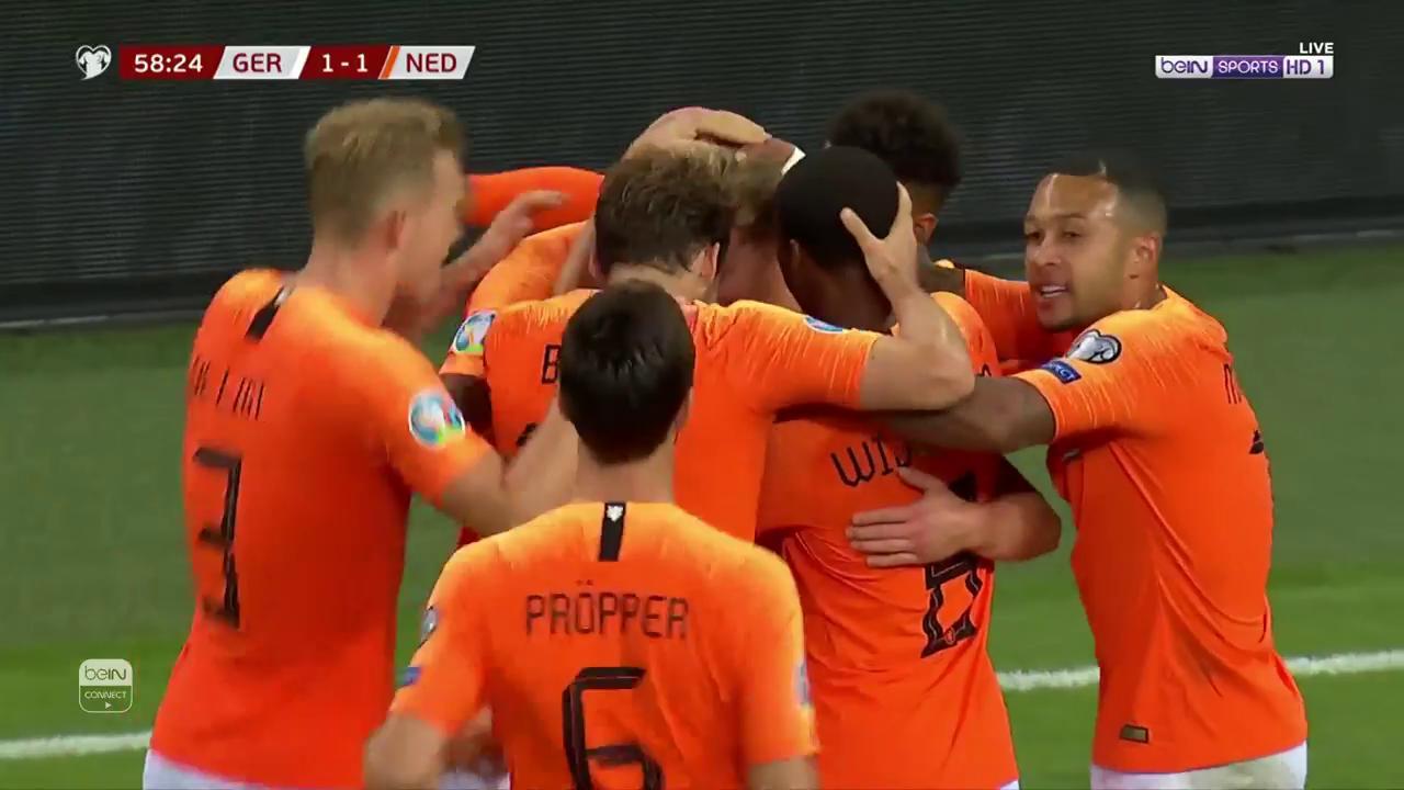 اهداف مباراة المانيا وهولندا 2-4 - سقوووط الماكينات الالمانية - تألق دي يونج