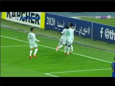 اهداف مباراة الاهلي واستقلال طهران في دوري ابطال اسيا .. الان