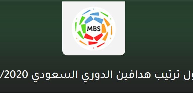 جدول ترتيب الدوري السعودي 2019-2020