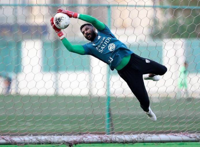 محمد الربيعي والسيارة البورش الاهلي السعودي