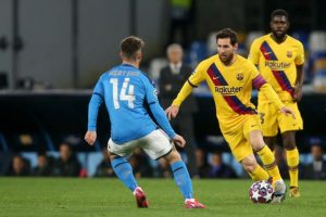 قبل مواجهة نابولي برشلونة يواجه أزمة جديدة