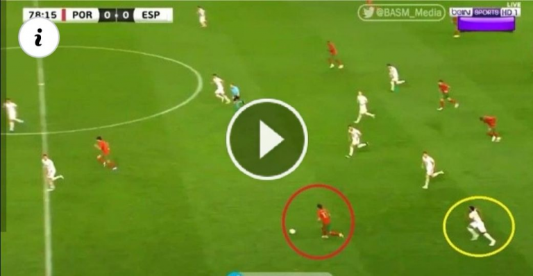 شاهد اداما تراوري وترينكاو في مباراة فرنسا والبرتغال
