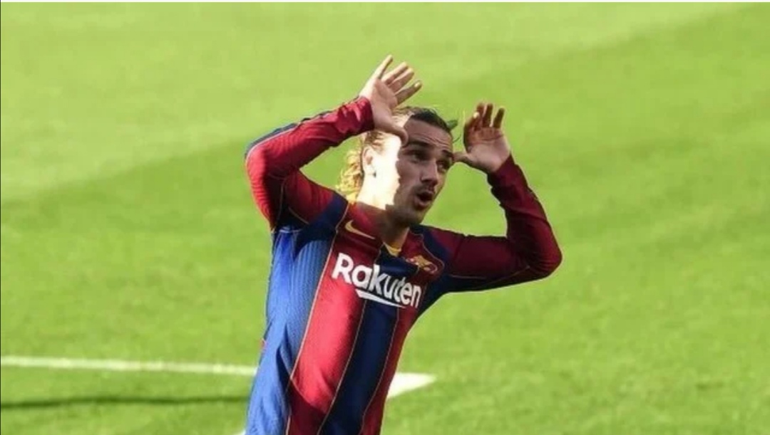 لفتة رائعة من جريزمان تجاه لاعب برشلونة الشاب