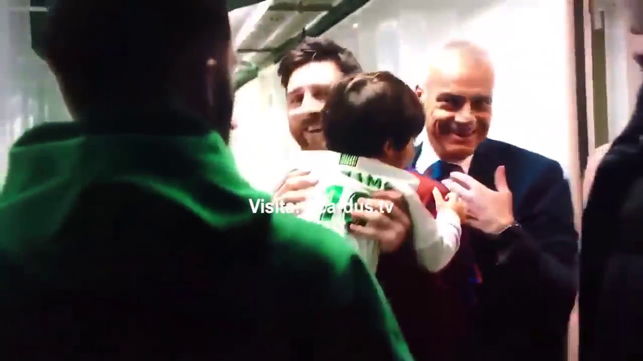 ماذا فعل ميسي مع ابن جواردادو ..