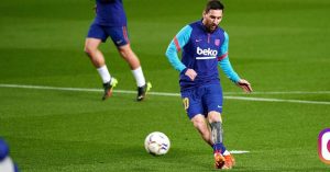 شاهد ..مسـ ـؤولو برشلونة يستخـ ـدمون ميسـ ـى لإقناع هالاند بالإنضمام للبلوجرانا
