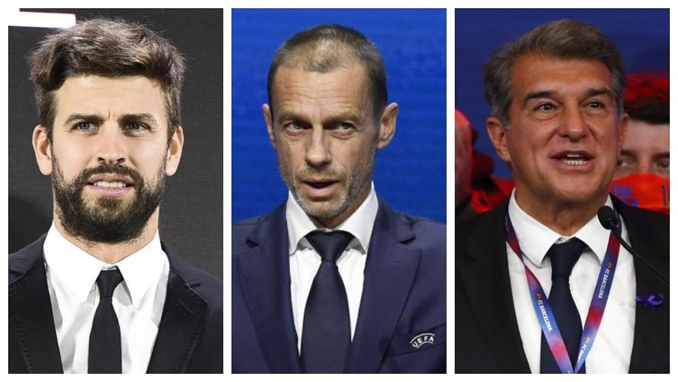 الغداء السري الذي جمع رئيس الاتحاد الأوروبي مع بيكيه ولابورتا في برشلونة ..والفائدة التي تعود علي البرسا
