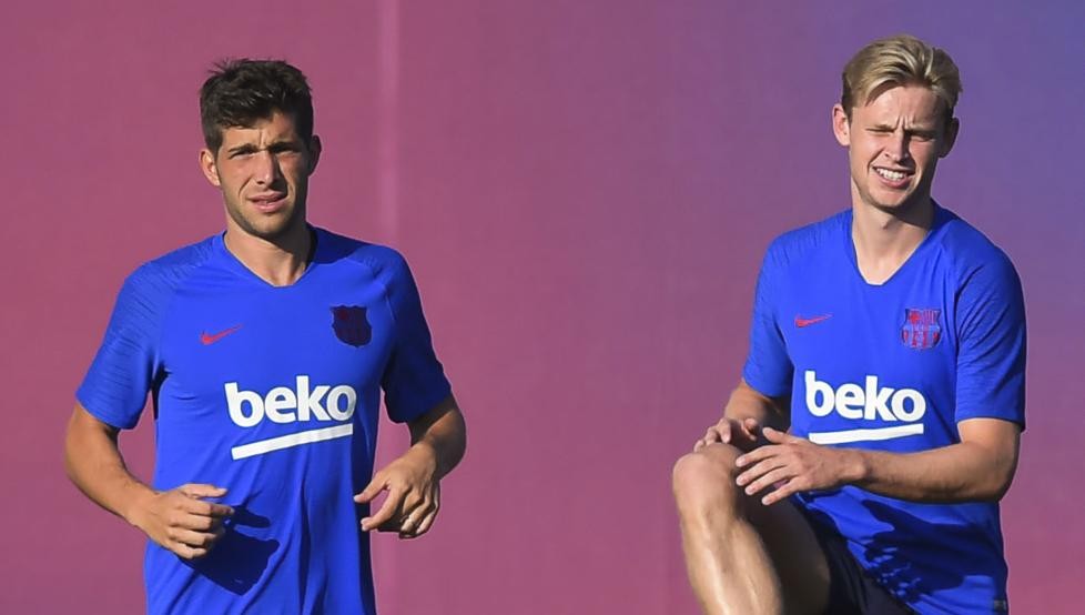 Sergi Roberto - Frenkie de Jong barcelona