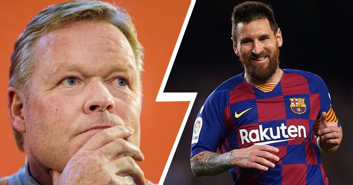 Koeman determnes Messi’s positi0n in his new plan, although he has not signed yet