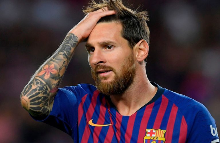 بيـ،ـان برشلونة الرسـ،ـمي بعد عدم الاتفاق بشأن تجديد عقد ميسي