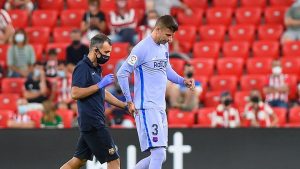 في ظل غياب بيكيه وجارسيا..كومان يدفع باللاعب الكـ،ـارثة أمام خيتافي
