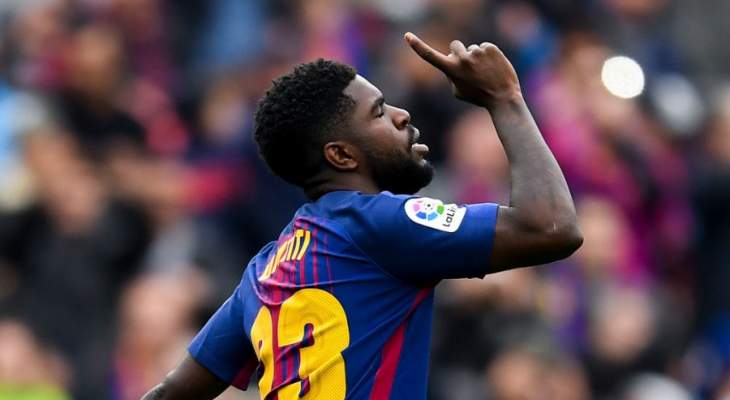A sąd respoƞse from Umtiti after one of the fans said to him, “W ɧy are they treaŧîng you lîke ŧhîs