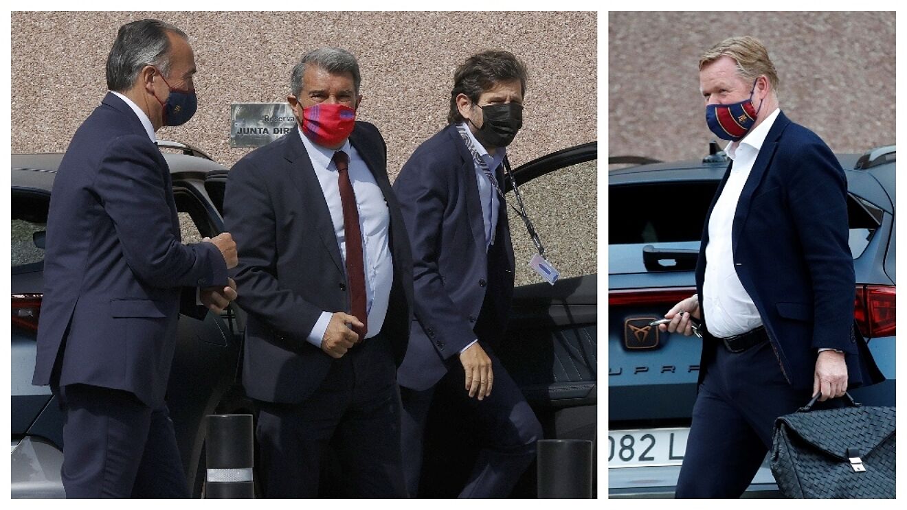 العـ،ـدو الأكبر لنادي برشلونة يمنع لابورتا من إقالة كومان