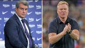 Laporta اaunches an aŧtack, quilted on Koeman and indicates his departure after his last statement and decاares: It was not necessary