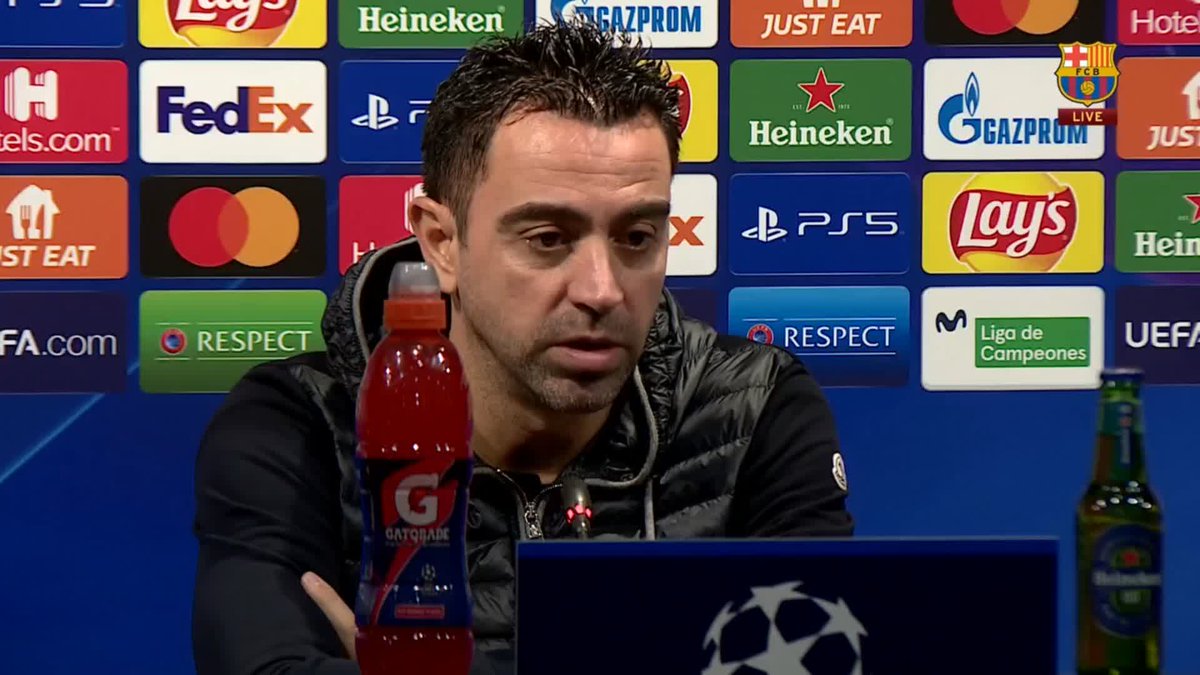 Xavi: We will not forget that we are Barcelona and we will go to beat Bayern Munich..and we have the player who makes the difference
