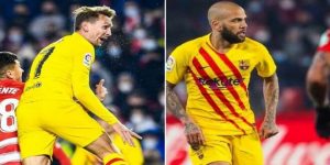 اهداف برشلونة وغرناطة .. داني الفيس يصنع هدف البرشا بعد تحقيق رقم قيامسي جديد