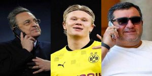 بيريز يطلب من هالاند الانتقال الى برشلونة