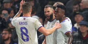 بالوصف الذي قد يغضب الكثيرون بمن فيهم اللاعب نفسه : انشيلوتي يشيد ببنزيما بعد الهاتريك في تشيلسي