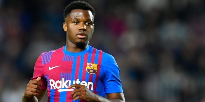 Ansu puts Barcelona in the Champions League after one minute.. Video