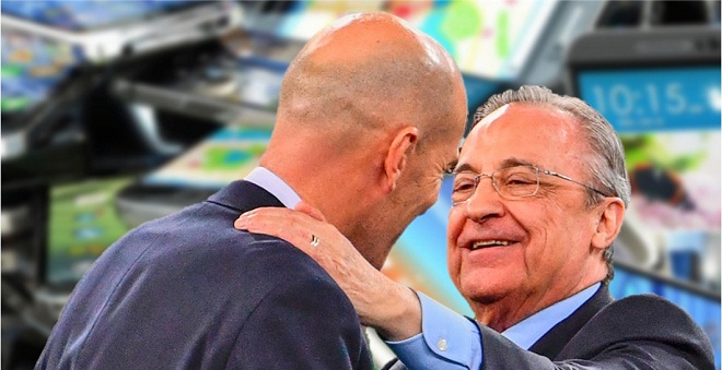 بفلورنتينو تلقى مكالمة مثـ.ـيرة للاهتمام من زين الدين زيدان ستغير مجري الأمور في مدريد