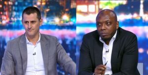 شاهد: مشهد للتاريخ من محللى بي إن سبورتس رفيق صايفى وحاتم الطرابلسى.