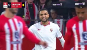 شاهد مهارة يوسف النصيري الخرافية امام لاعبي اتلتيكو مدريد اليوم.
