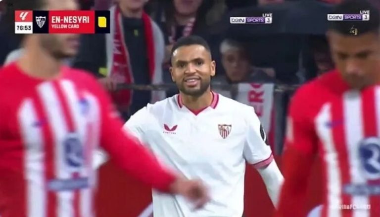 شاهد مهارة يوسف النصيري الخرافية امام لاعبي اتلتيكو مدريد اليوم.