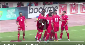 ركلة حرة رائعة من لاعبي الاردن