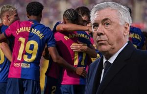 لا بيدرى ولايامال.. نجم برشلونة يرعـ.ـب أنشيلوتى قبل مباراة الكلاسيكو!
