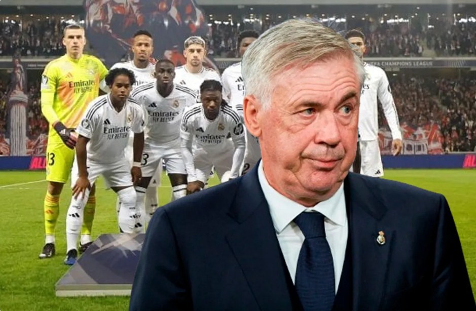 أسوء لاعبى ريال مدريد أمام ليل… أنشيلوتى قرر إبعاده عن تشكيلة ريال مدريد فى المباريات القادمة