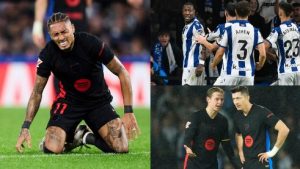 هانسى فليك يحمل نجم برشلونة مسؤولية التعادل الصاددم أمام سيلتا فيغو ولابورتا يهـ.ـدد اللاعب بطرده من الفريق