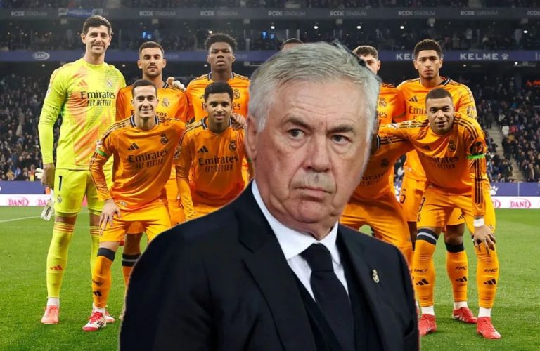 أسوأ لاعب في ريال مدريد أمام إسبانيول… أنشيلوتي مستاء وغاضب بشدة من نجم ريال مدريد وسئم من مستواه المهزوز هذا الموسم وقرر أن يتخذ قرارًا جريئًا بشأنه!
