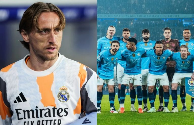 لا هالاند ولا دي بروين… نجم الموسم في مانشستر سيتي يعترف لمودريتش برغبته في الانتقال إلى ريال مدريد!