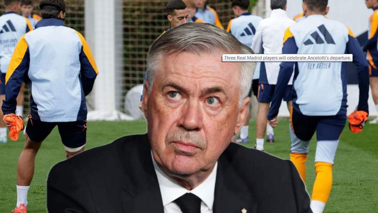 ثلاثة لاعبين من ريال مدريد عبّروا عن سعادتهم برحيل المدرب كارلو أنشيلوتي مع نهاية الموسم!