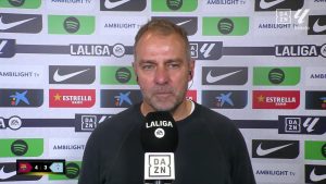 بعد الفوز الثمين علي سيلتا فيغو...هانسي فليك ينهال بالمديح علي نجم برشلونة ويقرر مشاركة اللاعب البديل أساسيًا في المباريات المقبلة!