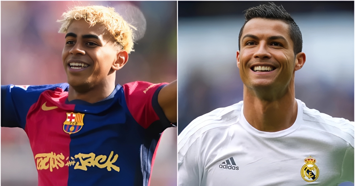 ابن أسطورة ريال مدريد كريستيانو رونالدو يفجر مفاجأة مدوية عن نجم برشلونة: “أفضل من والدي الآن!