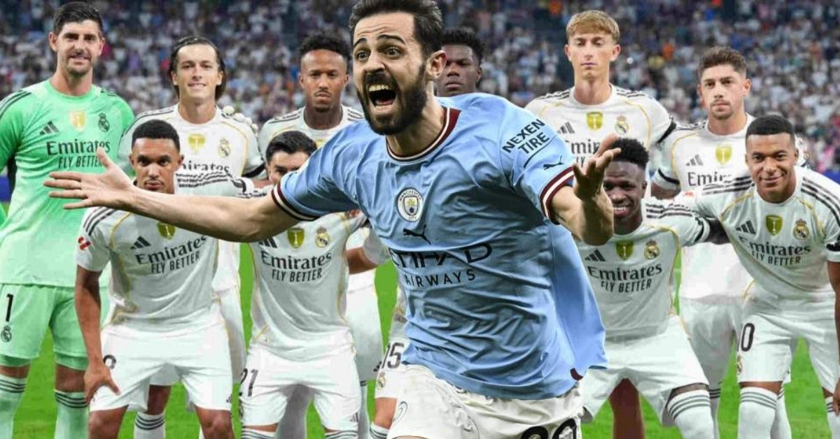 لا رودريجو ولا بيلينجهام… برناردو سيلفا يُفاجئ الجميع باختياره نجمًا آخر من ريال مدريد!